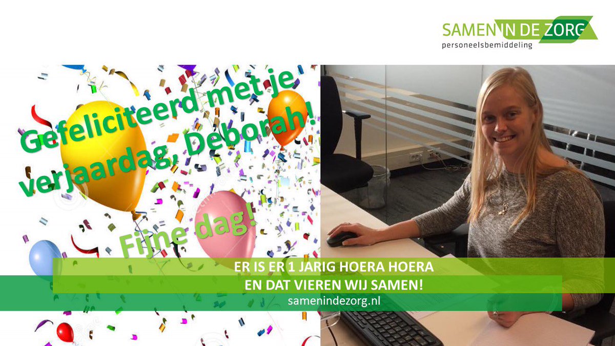 SamenindeZorg's tweet photo. #jarig #feest #samen https://t.co/5iq3qZpOv0