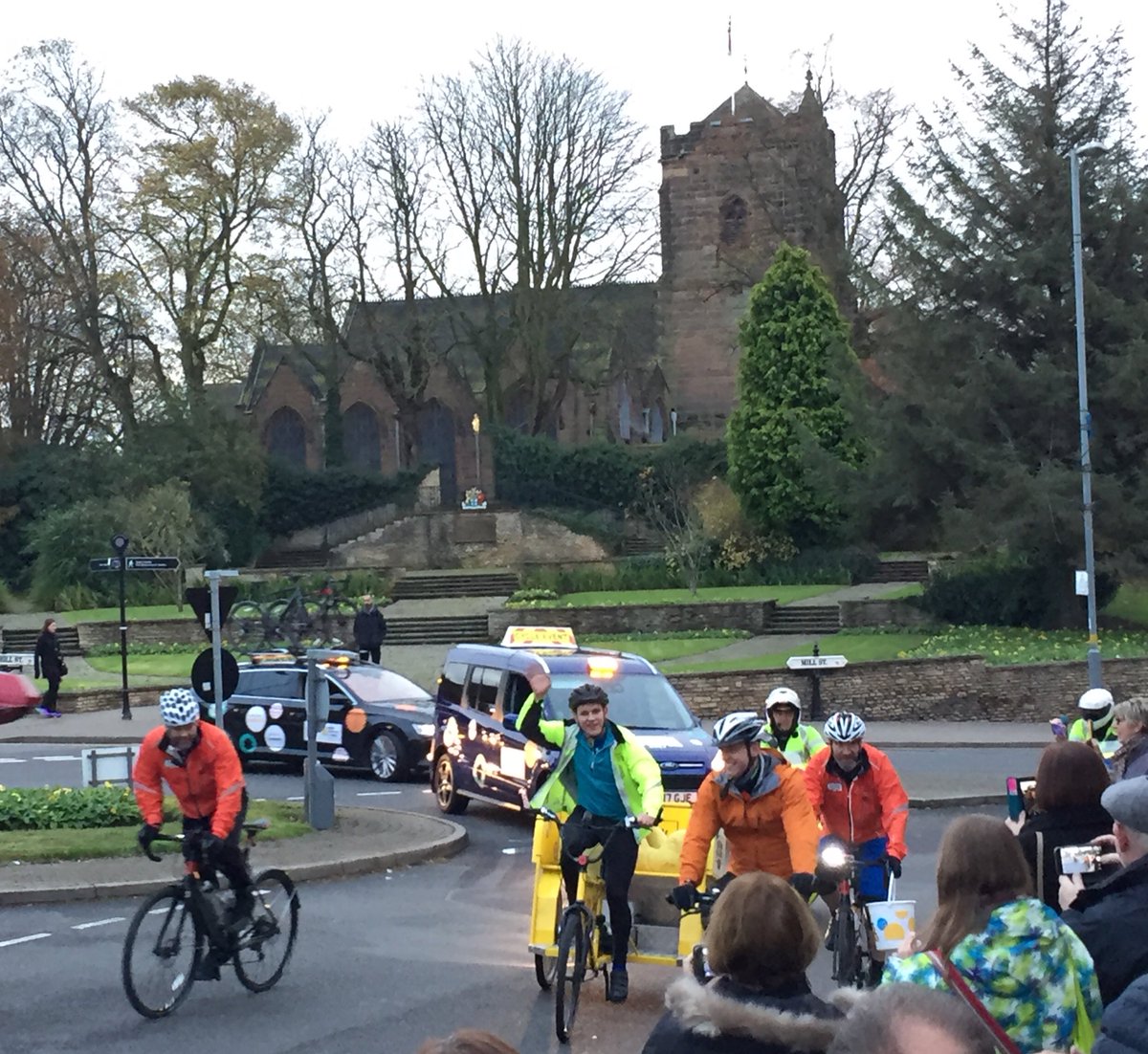 HolyTrin's tweet photo. Well done @TeamRickshaw @BBCCiN from all @HolyTrin #RoyalSuttonColdfield 11th Nov 2017. Go Matt Baker &amp; Team!!! https://t.co/X8Cc7PFcx0