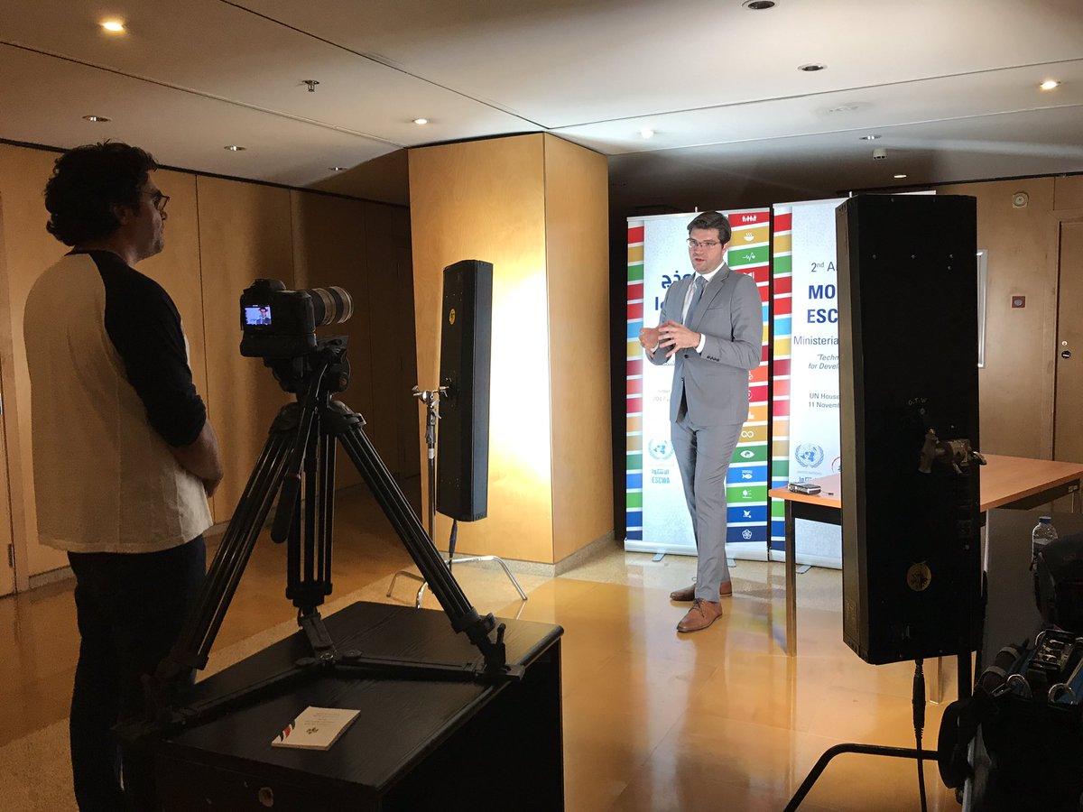 UNESCWA's tweet photo. 🎥Behind the scenes: #ModelESCWA video in the making...stay tuned for more highlights from this exceptional day. https://t.co/WpyUKDFKI3