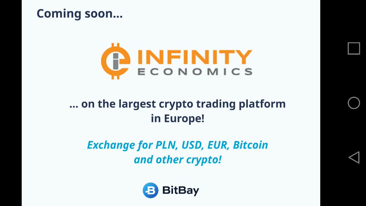 PabloCryptoLife's tweet image. $XIN #infinityeconomics #bitbay $tothemoon