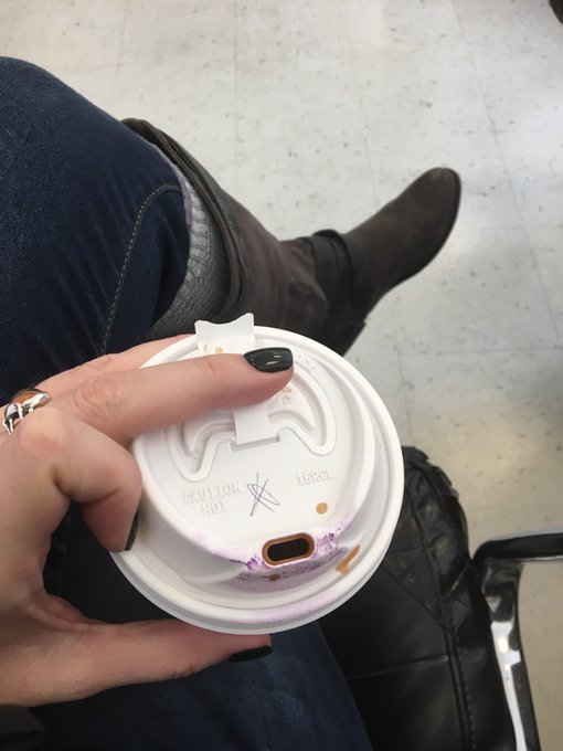 Don't you wish you could be the lipstick on my coffee ☕️! #bootworship #spoilme #findom #paypig https://t