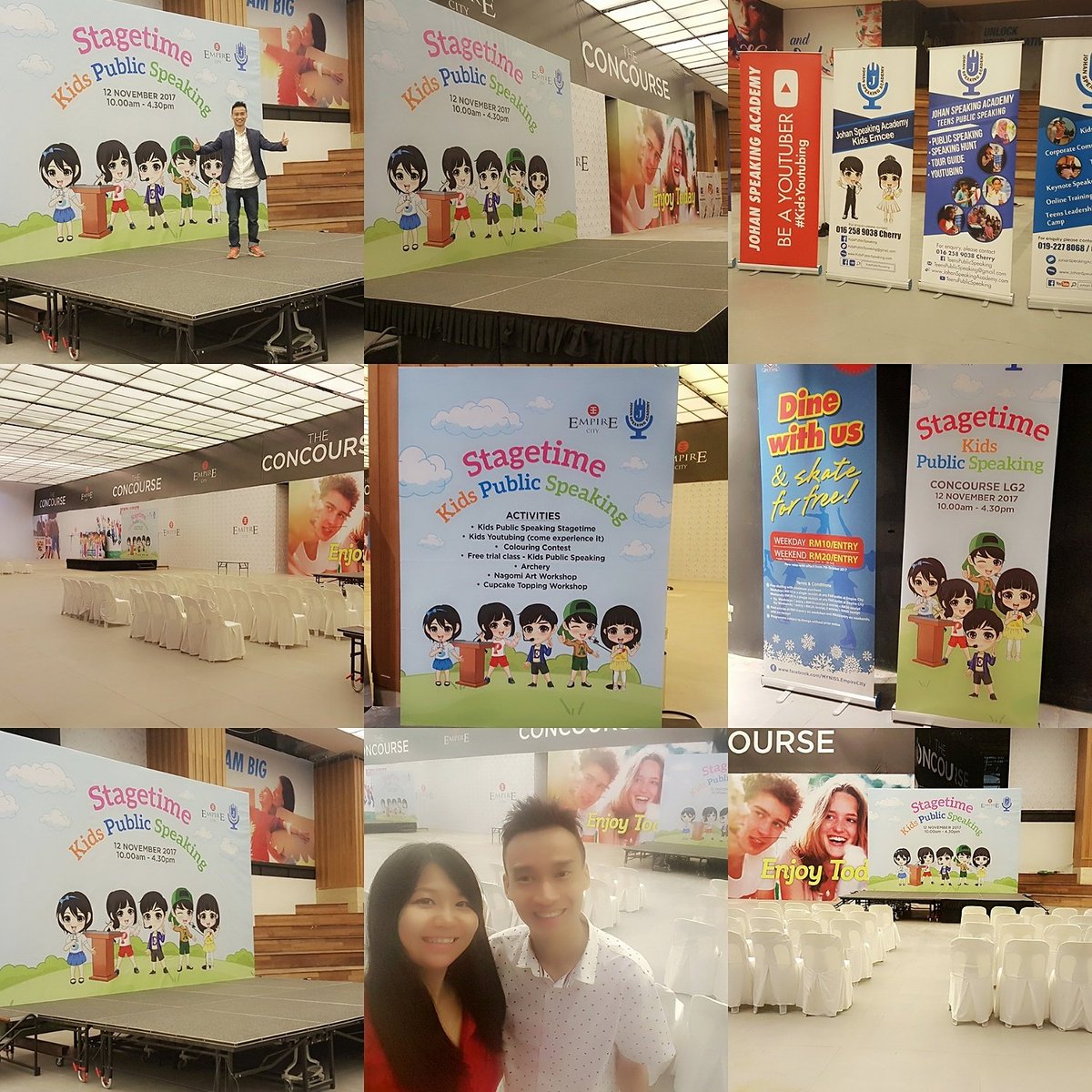 KidsPublicSpeak's tweet photo. All set for tomorrow.
#empirecity #kidspublicspeaking #johanspeakingacademy #stagetime #kidsemcee #littlespeakers #littleemcees #colouringcontest #nagomiart #cupcaketopping #freetrial #publicspeaking #youtubing #icekating https://t.co/bPXuqZpsPY