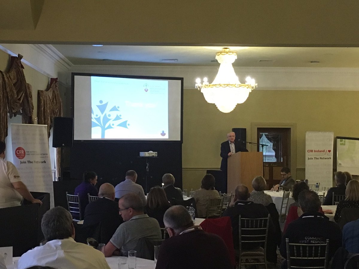 CFRIreland's tweet photo. Michael McLoone, Chair of OHCA strategy group: every Irish person should hear the #ERA2017 message! https://t.co/ld4Kp3dLwn