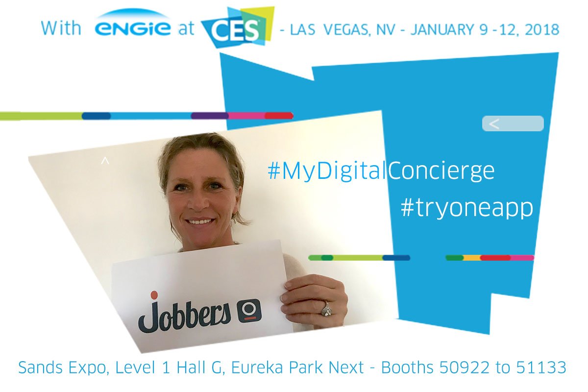 ENGIEInnov's tweet photo. '@Jobbersandco l'appli qui vous facilite la vie sera au #CES2018 en janvier 2018 avec @ENGIEgroup #WithENGIEatCES #conciergerie
https://t.co/pPjaoC357j https://t.co/9M3Hdc2USi