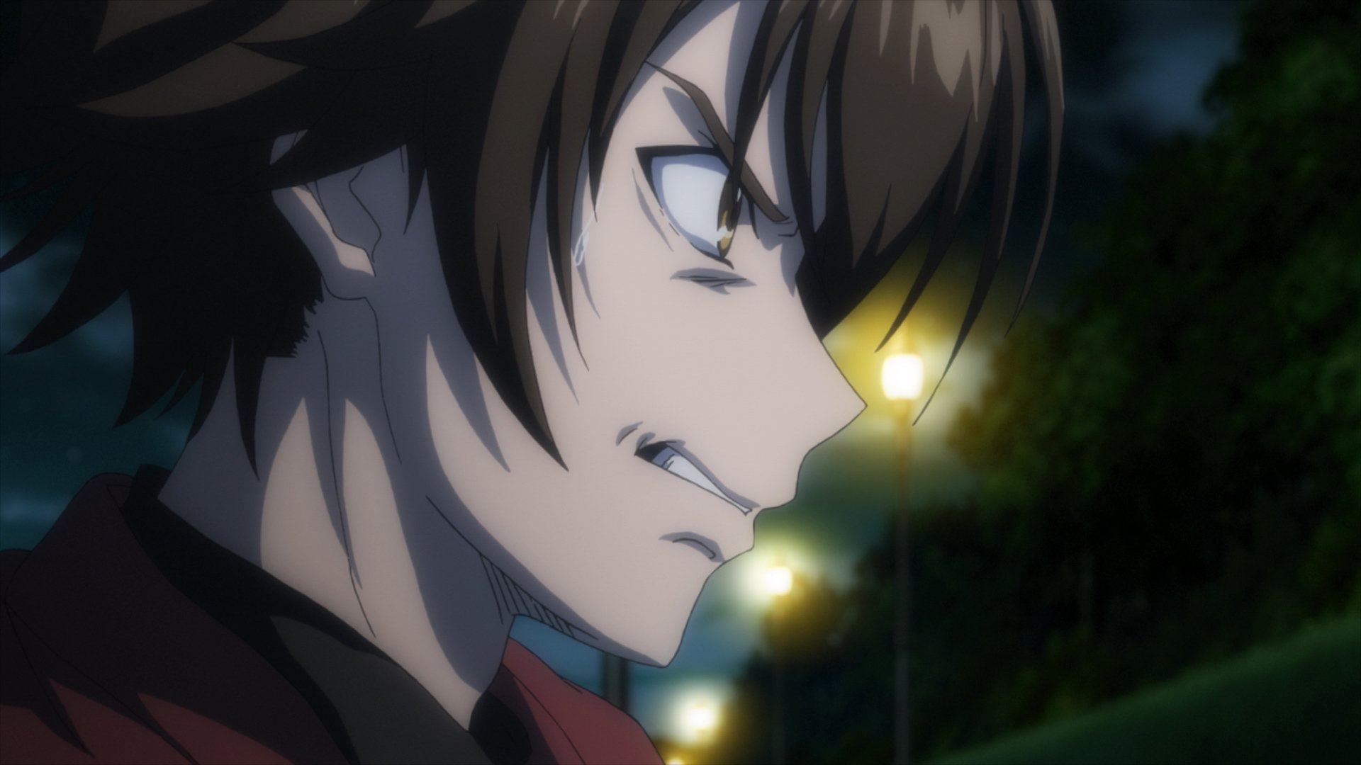 アニメ 王様ゲーム 公式 No Twitter この後bs11にて放送 Tvアニメ 王様ゲーム The Animation 第六話 反虐 がbs11にて この後25 30 放送いたします 伸明の怖い顔が こんな顔もするんですね