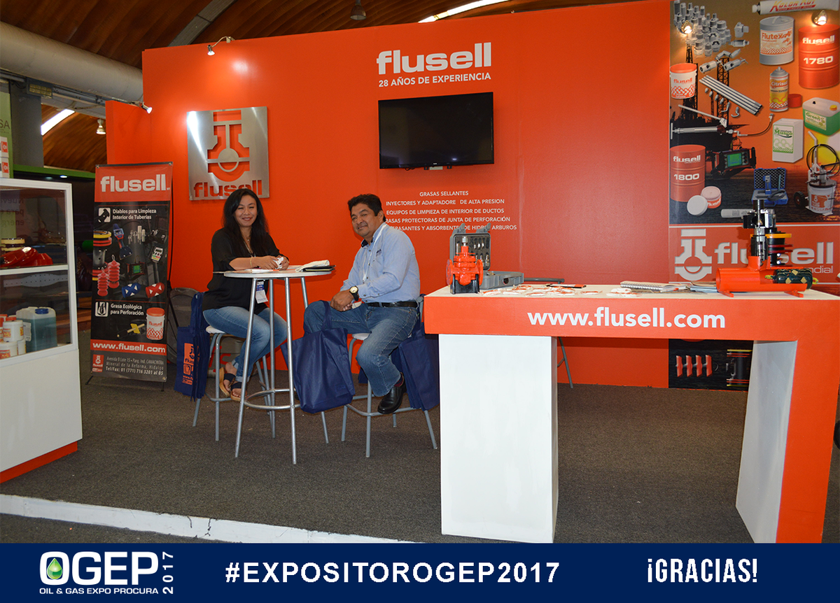 foro_ogep's tweet photo. Agradecemos la participación de #FLUSELL como #EXPOSITOROGEP en el 6to. #ForoPetrolero #OGEP2017 ¡Muchas gracias, nos vemos en el 2018! https://t.co/ojvVOXHkVh