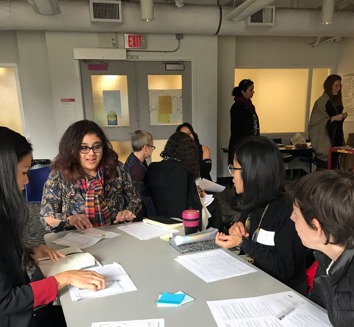 shecosystem's tweet photo. Working on @FeministsAtWork Feminist Business Model Canvas @cvharquail #effto #feministbiz https://t.co/Yji7G01eFd