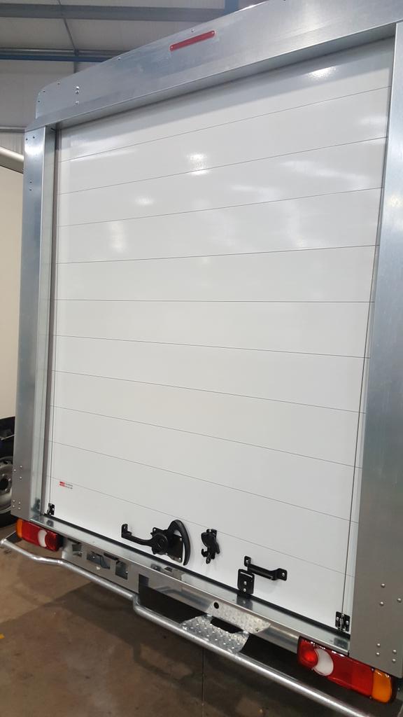 DoverVanguard's tweet photo. New all aluminium wide slat vehicle shutter https://t.co/4KRk6Rb2Wf