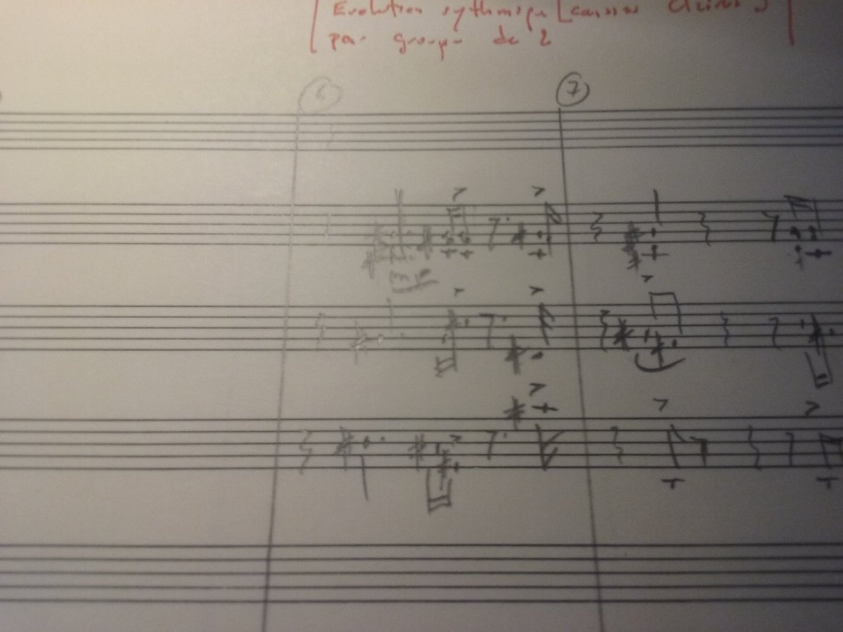 J'ai achevé la composition de "La tour", d'après l'oeuvre de François Schuiten et Benoît Peeters pour l'orchestre national de France.