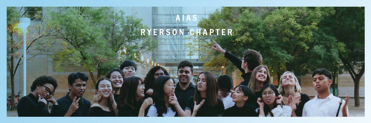 OUR WEBSITE HAS OFFICIALLY LAUNCHED! 
You can now access our event's calendar, get to know our leadership team, our roles, and more! Head over to aiasryerson.com   to learn more about our mission at Ryerson and how you could be a part of it!
