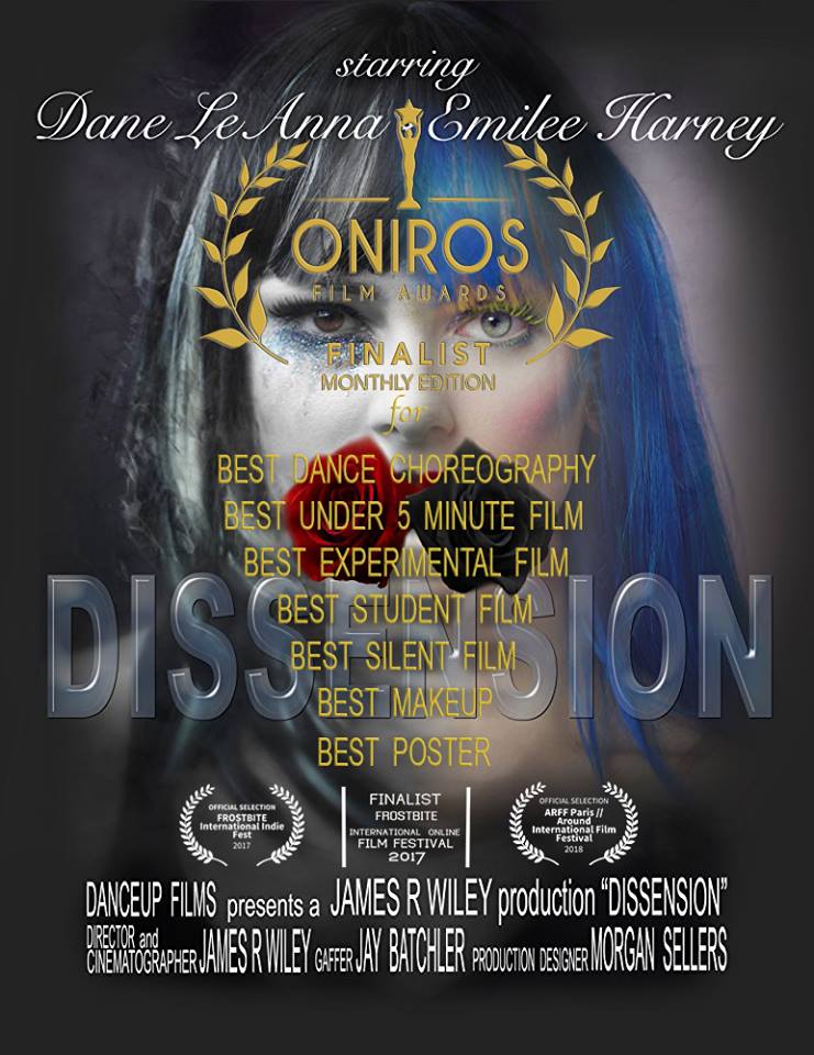 OnirosFilmAward's tweet photo. "DISSENSION" directed by #JamesWiley is a finalist in our competition, congratulations! - Are you a #Finalist? Send us your graphics with the Official #OnirosFilmAwards Laurels! https://t.co/4plj4l2mFT