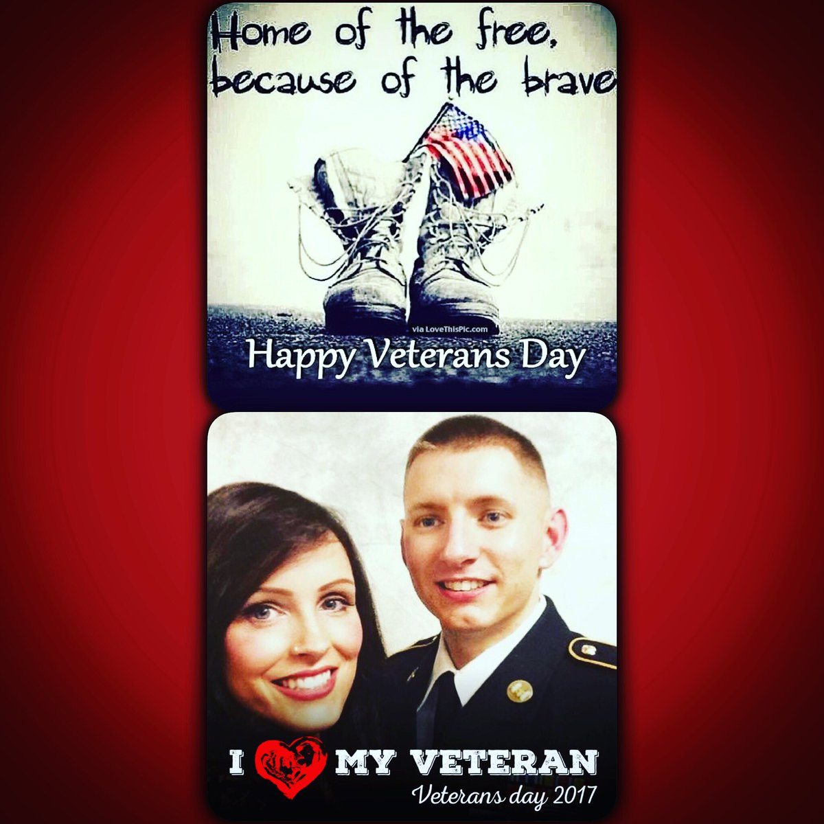 Strombly2's tweet photo. Happy Veterans Day to this special guy right here! We miss you so much while you are away with the army, but we know how important it is to further your education. ❤️🇺🇸💙 #veteransday2017 #greenlightavet #veteran https://t.co/qu9IwHpwTe