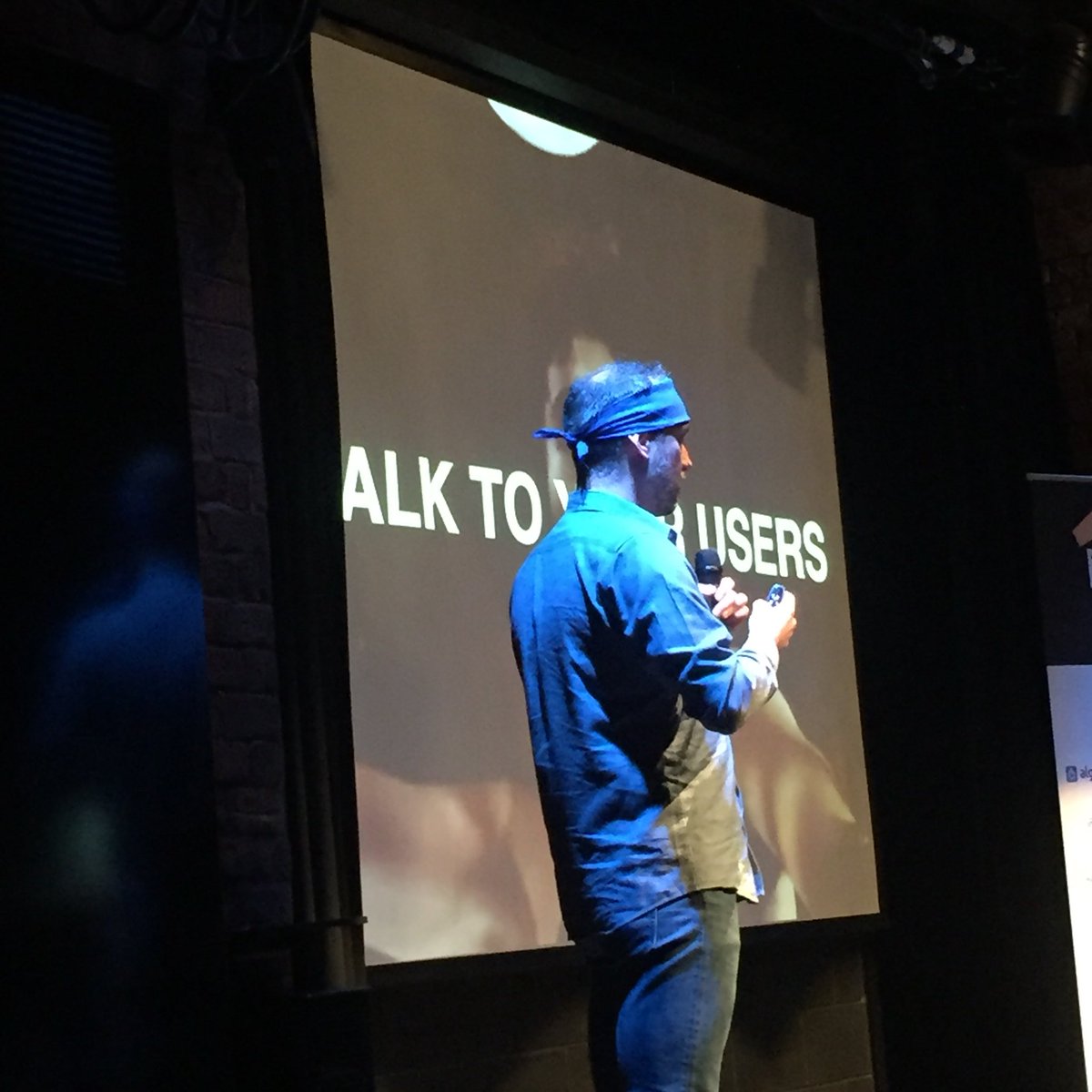 PeterMintchev's tweet photo. Developers are our users! A call to action from @JamesZetlen #magetitansMCR #magento https://t.co/ED7LpplwTE