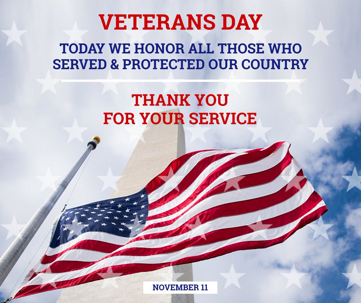 coxepropmgmt's tweet photo. Honor a veteran this #VeteransDay! Land of the #free because of the #brave. https://t.co/sJZpJJrmOP