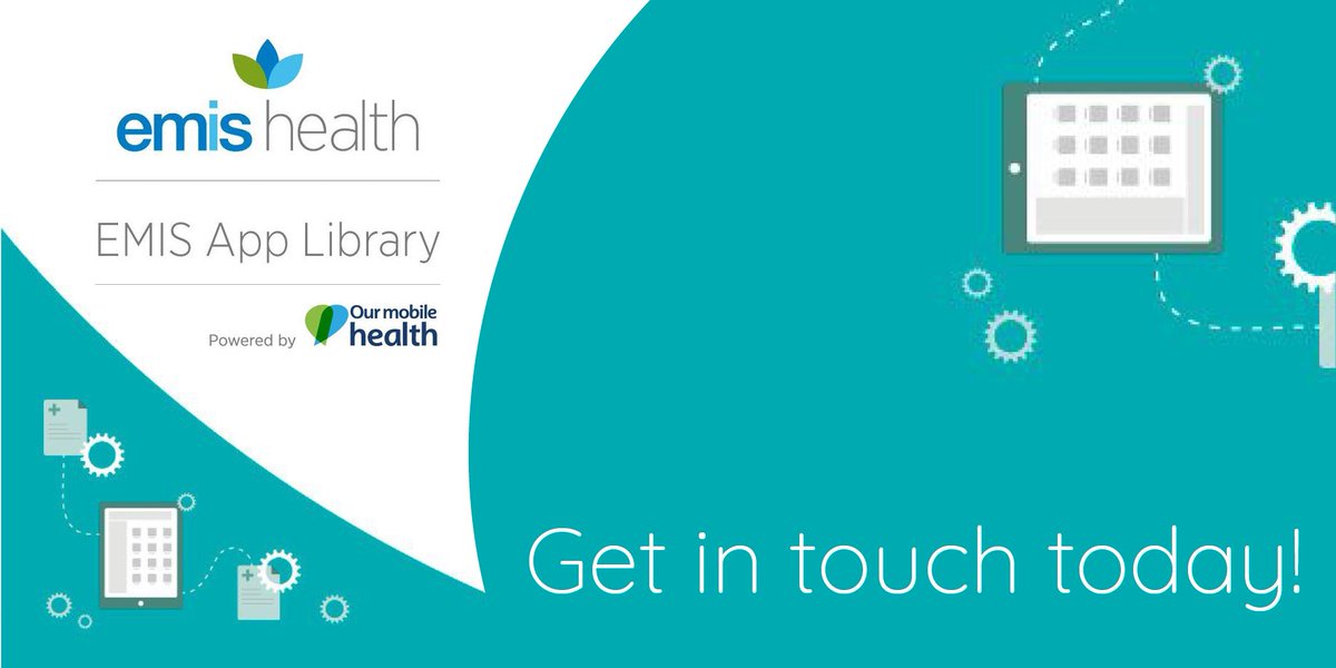 OurMobileHealth's tweet photo. Want your #app to be part of the #EMISAppLibrary Working in more than 4000 GP surgeries in the UK?

https://t.co/i0Lv9DRj7G

#digitalhealth #appdevlopers #apps #healthcare #GP #EMISAppLibrary #healthapps https://t.co/Q4vI6U2btW