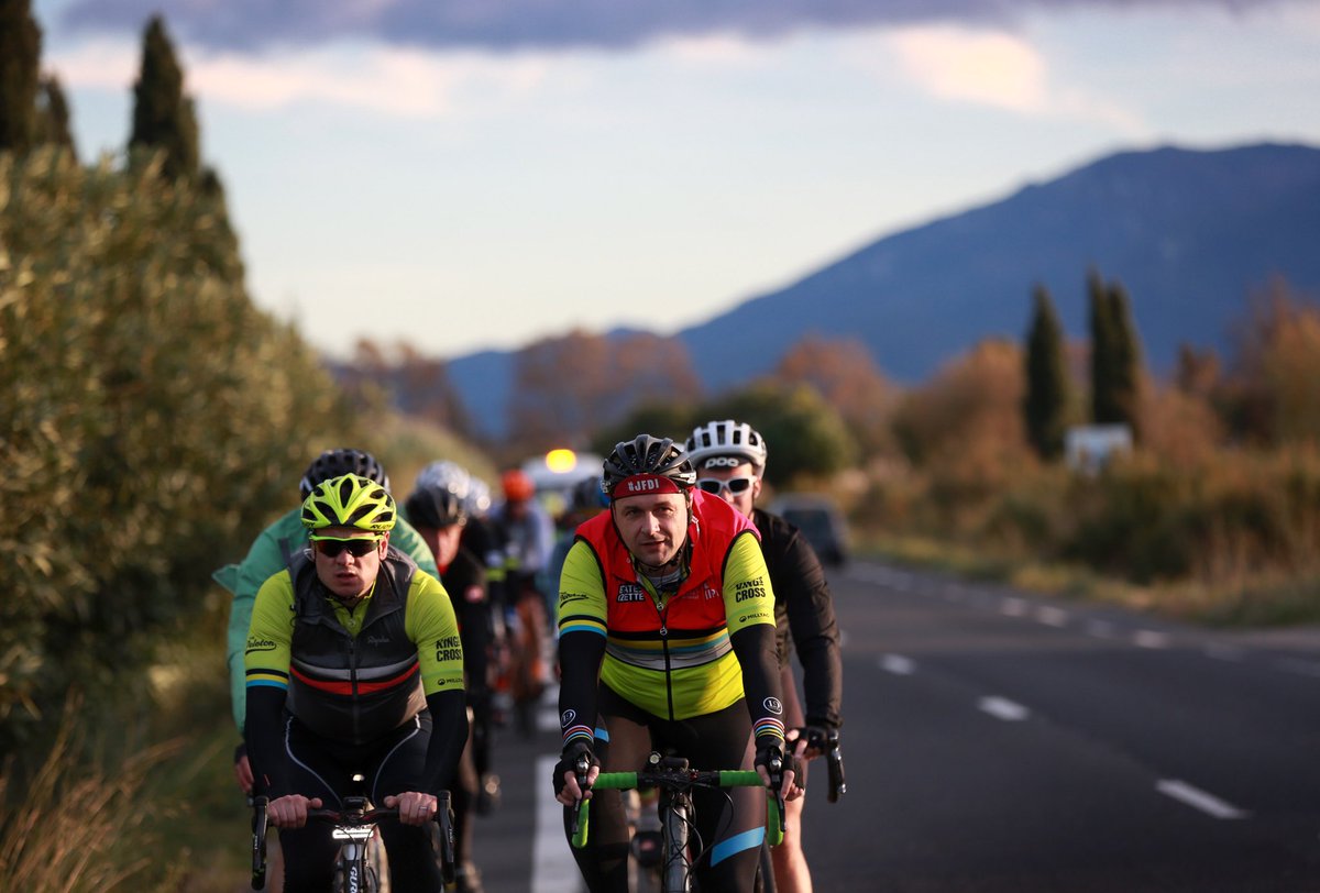 158km and day one done - a fine effort in testing conditions.
Much needed rehydration has commenced. 
#CycletoMAPIC