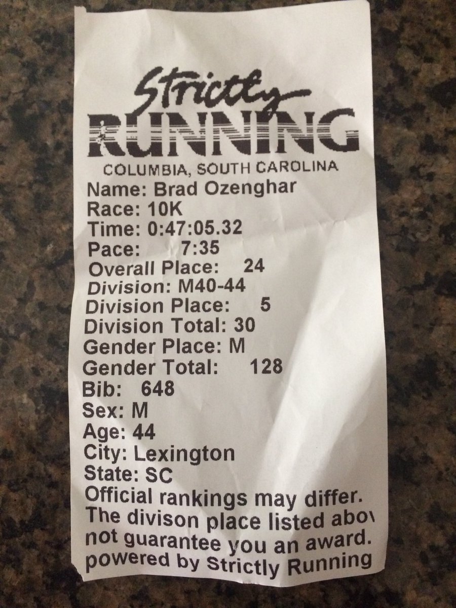BOzenghar's tweet photo. Great race honoring Cheech this morning.  Set a PR along the way. #Cheech10K https://t.co/BytnVysgdk