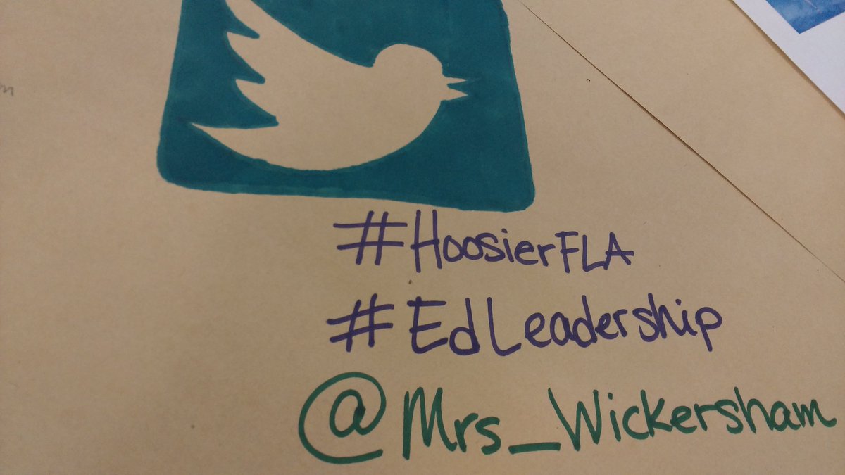 Let's do this! #HoosierFLA #EdLeadership