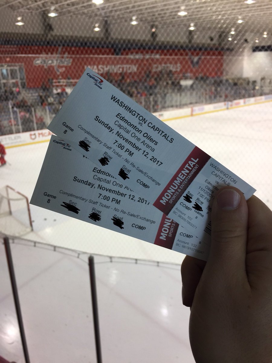 Capitals's tweet image. RT to win a pair of 🎟 to tomorrow’s #CapsOilers tilt! #ALLCAPS