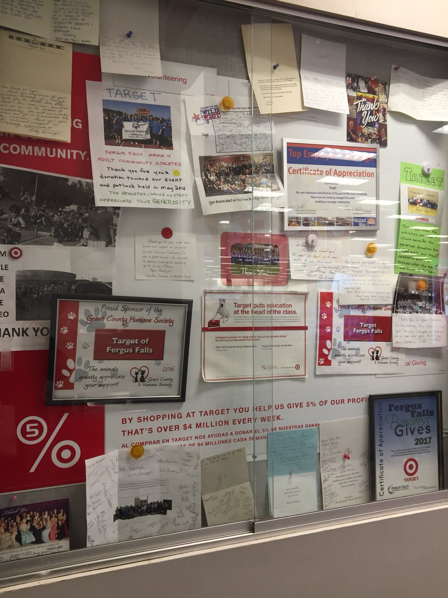 FergusChamber's tweet photo. @Target Youโre so much more than a place to shop. #SAVEFFTARGET https://t.co/HchY335BRL