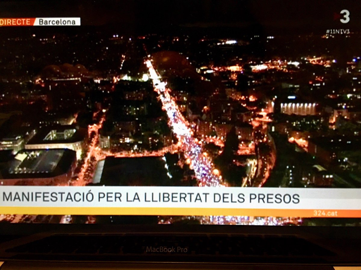 Right now in Barcelona.