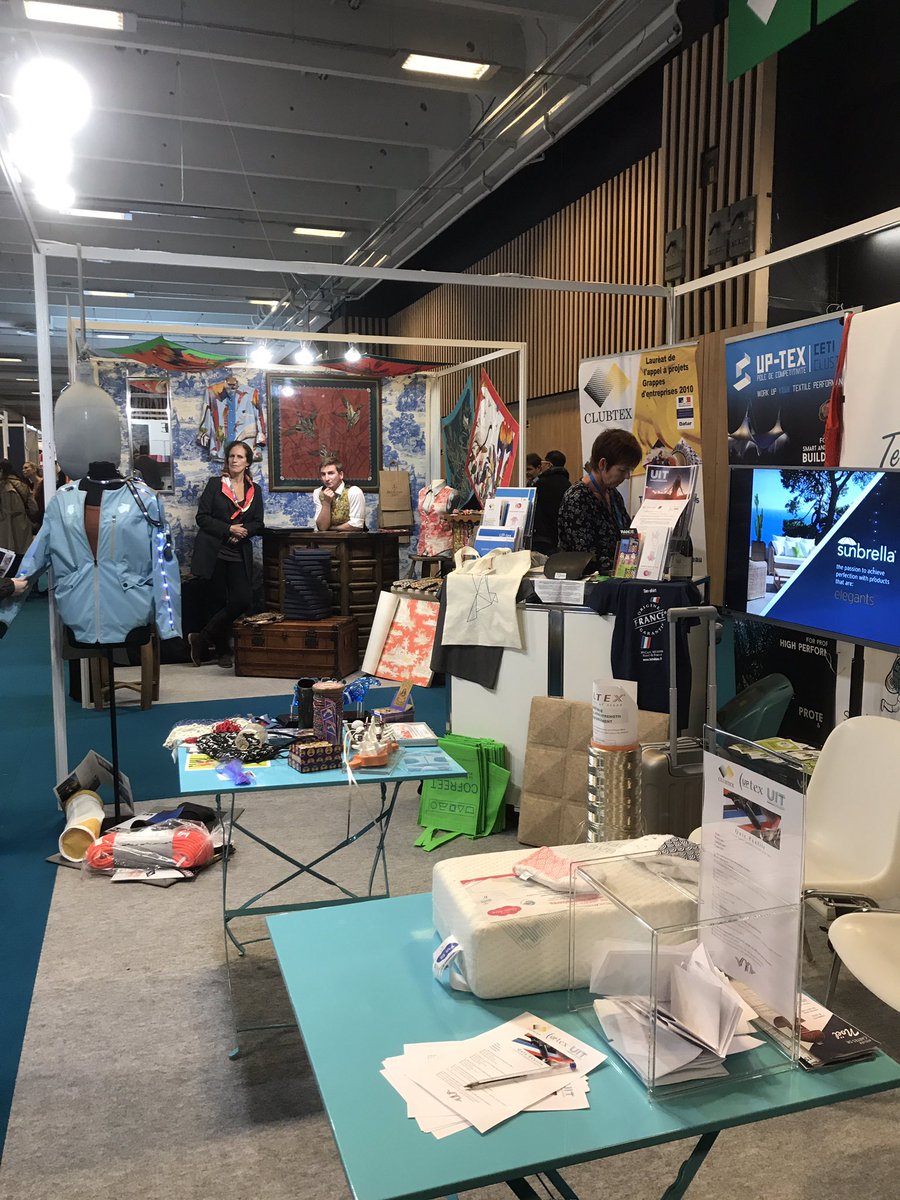 stephanverin's tweet photo. #uptex #Clubtex valorisent le savoir faire des PME textiles innovants @hautsdefrance sur le salon #madeinFrance https://t.co/nQ2I3XS2Dl