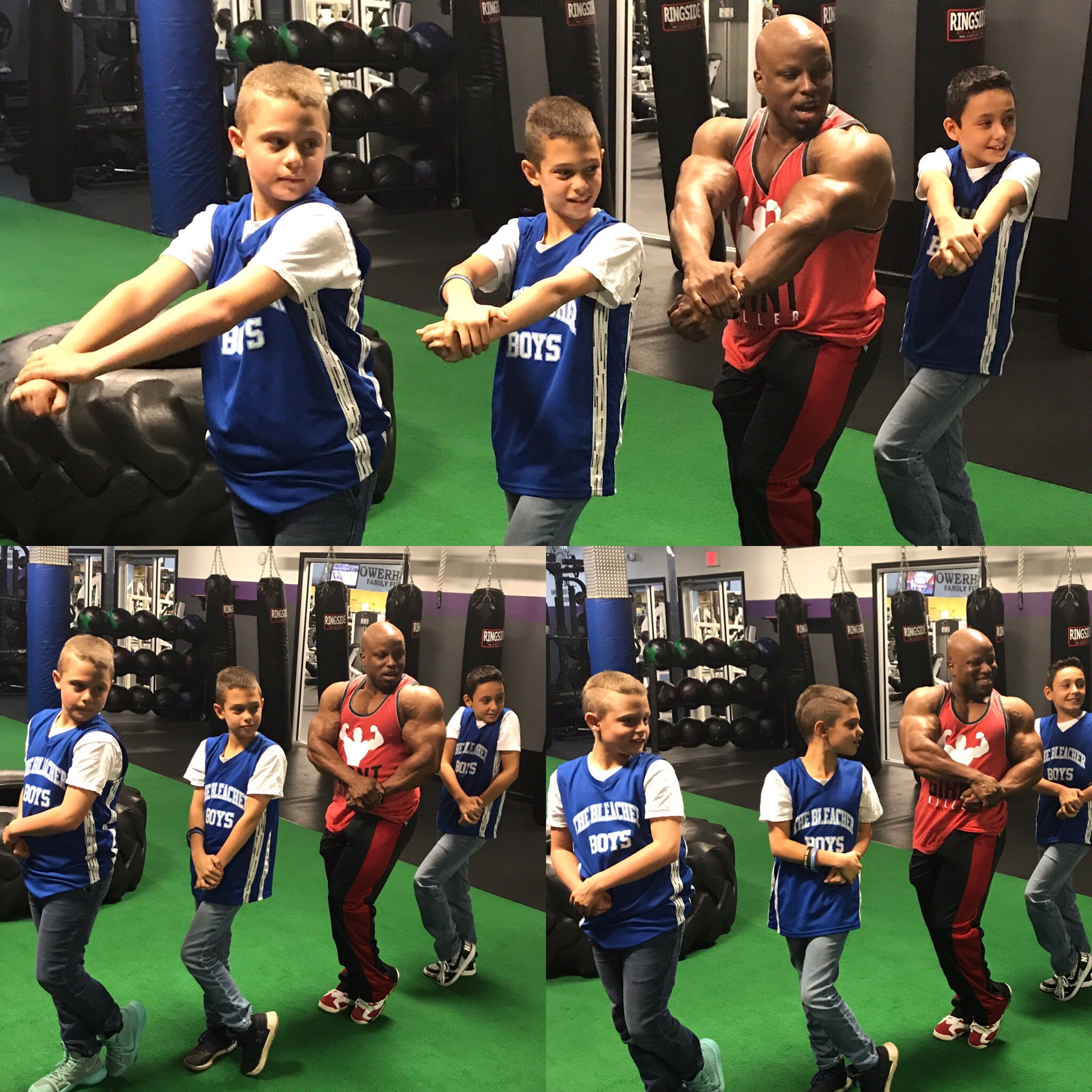 The Bleacher Boys on Twitter "Practicing for MrOlympiaLLC with the