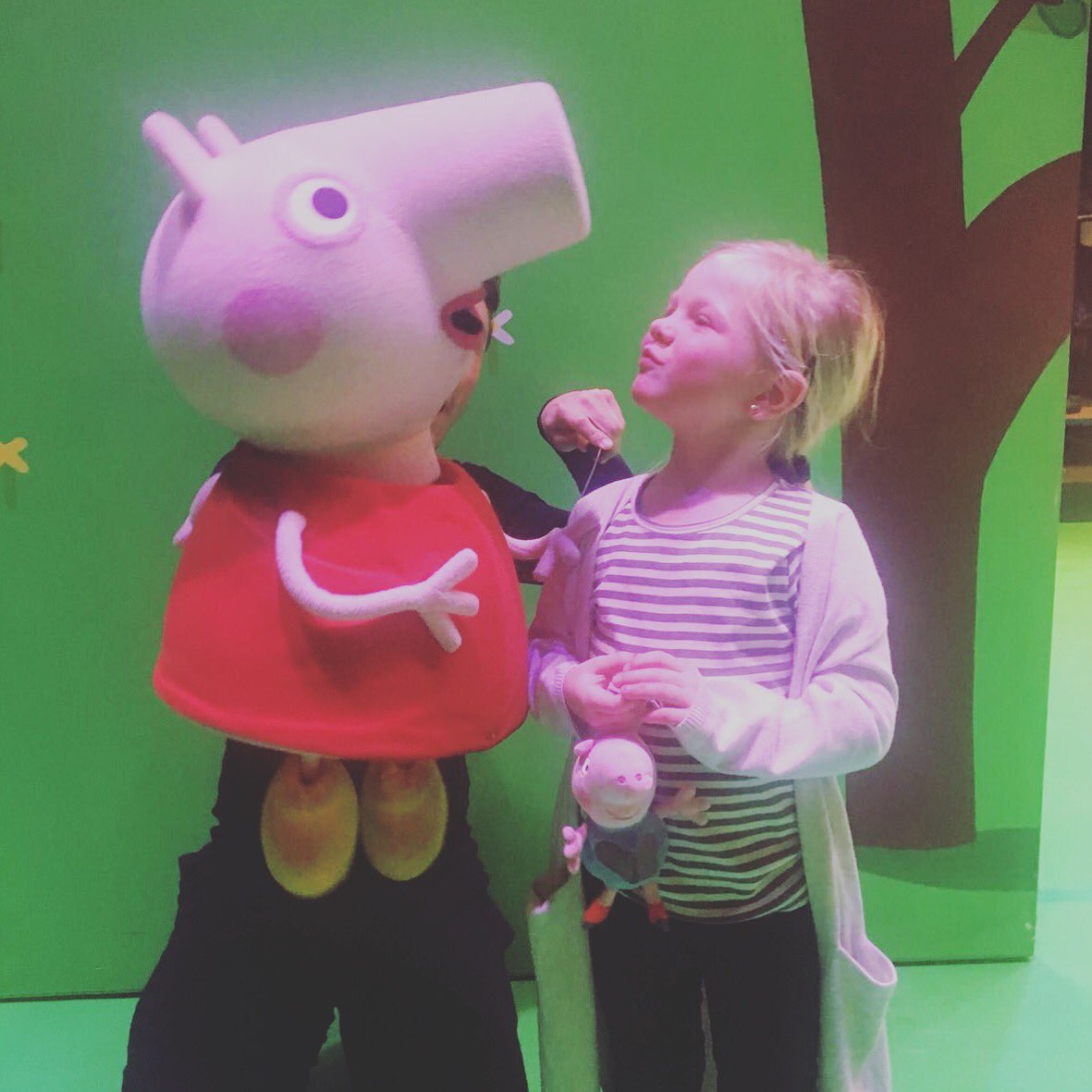 Het was een leuke voorstelling van Peppa Pig vanmiddag in Sense! #peppapig #dokkum #sense #voorstelling