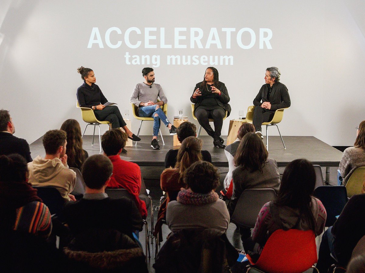 TangMuseum's tweet photo. #Technology #VisualCulture & the #PoliticsofRepresentation #aboutlastnight #AcceleratorSeries @isoldeab #AmirBaradaran @farai #MichaelJoo https://t.co/E3JQxcB5sT