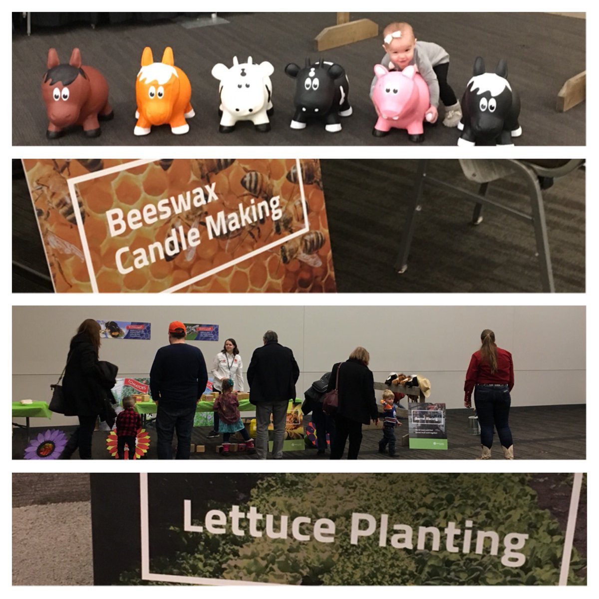 FarmfairInt's tweet photo. So many cool activities for kids in Ballroom 102! #FarmtasticFunWeekend #Farmfair #yeg #AgEd #learningisfun https://t.co/VjXHjd1prm