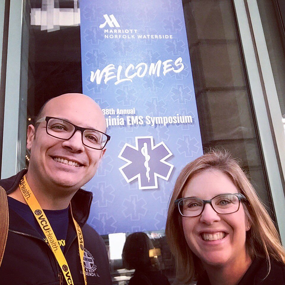 StephLoukaMD's tweet photo. If you are still at #emssymposium come check out our lectures on Crush Injuries 🏋🏼♀️ (Amir, 3pm) and Seizures ⚡️(Steph, 4:30pm)! #vaems2017 @VCUEMS #VCUEM #livesneedsaving 🚑💛🖤💛🚑 @VCUHealth https://t.co/dcaVvDNZdP