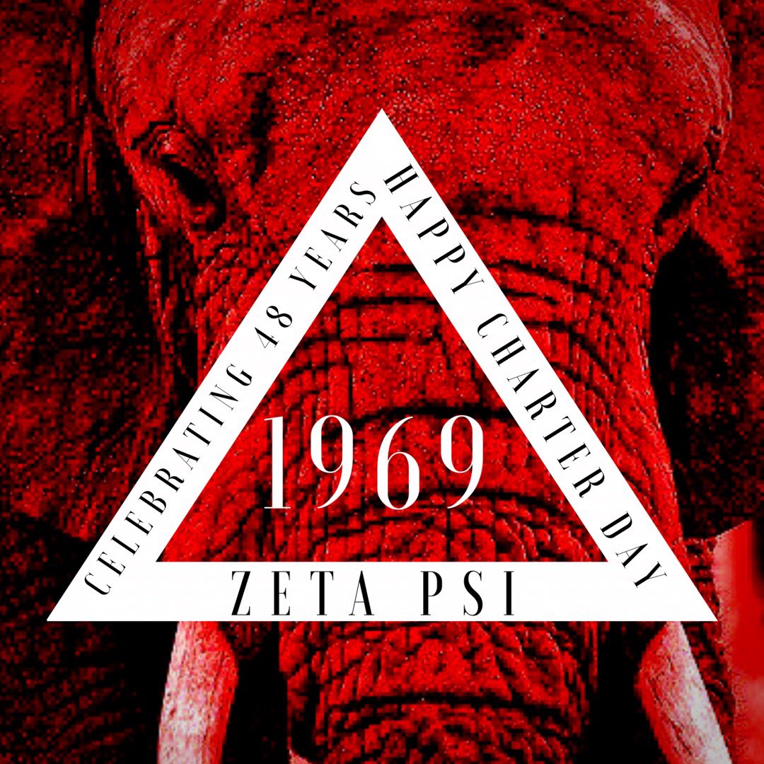 ZYFineSince1969's tweet photo. Happy Charter Day to our beloved Zeta Psi Chapter!!!! An amaZYing 48 years!!! ❤️🐘 https://t.co/Grm1BD4Wf9