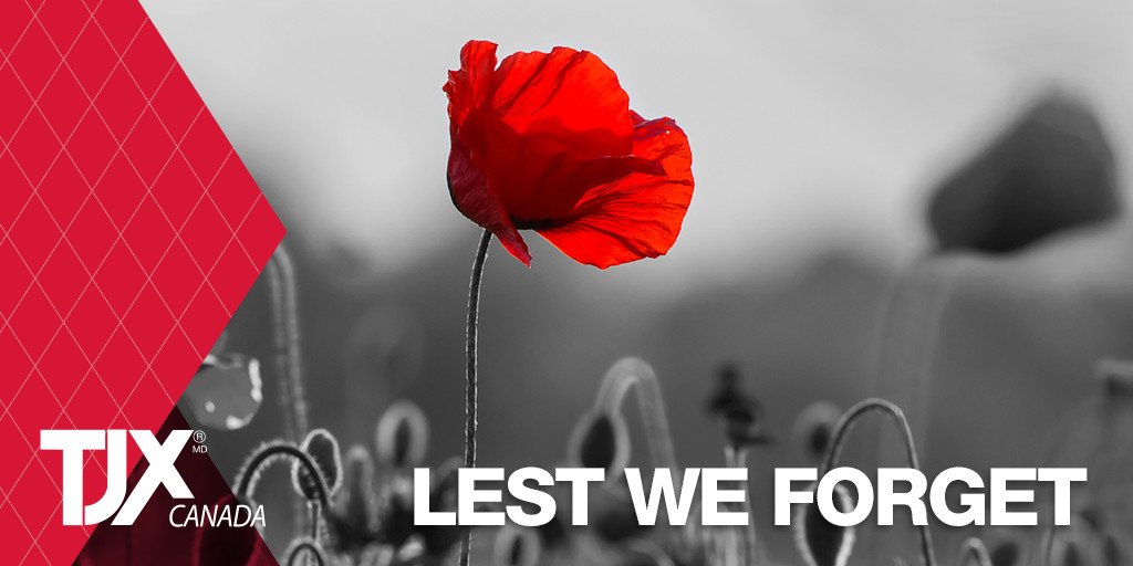 Today we’re putting memories first, and thanking all those who are in service, wherever they are.  #RemembranceDay #lestweforget