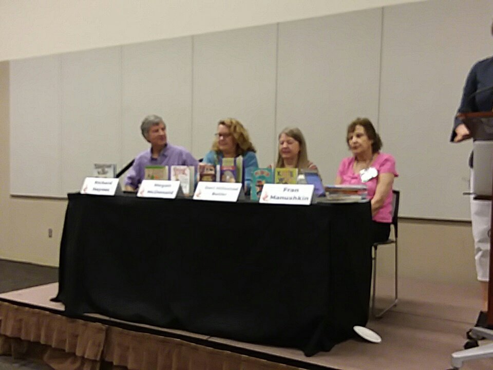 reyeslibrary's tweet photo. Getting ready to listen to Fean Manushkin, Dori Hillestad Butler, Megan McDonald &amp; Richard Haynes. #AASL17 #aasl2017 https://t.co/xkyIXtMlkx