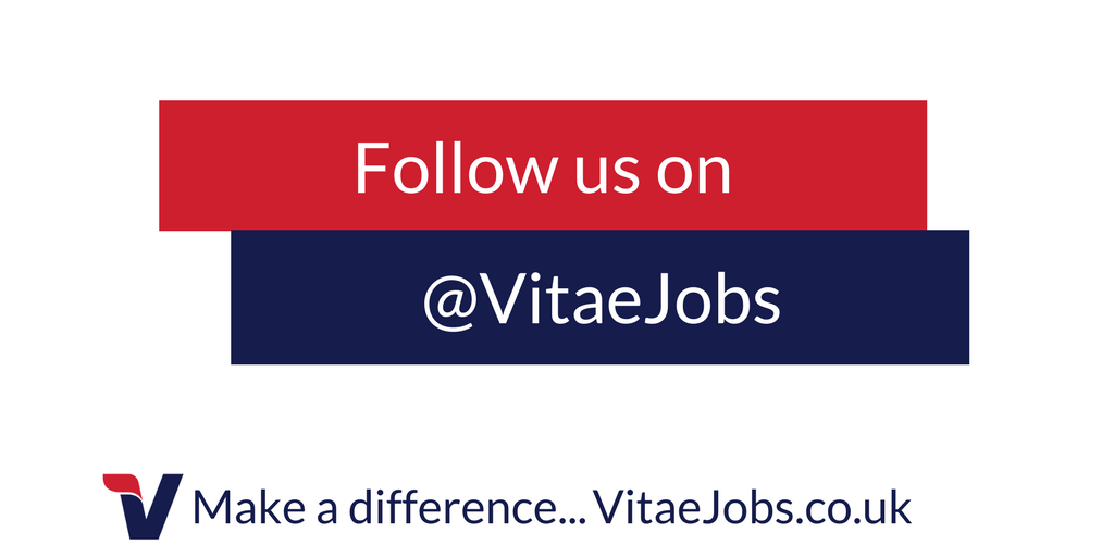 Vitae_3rdSector's tweet photo. We’re striving to deliver a better recruiter experience when we communicate with you by Twitter. That means that we’re making some changes, including tweeting all jobs from @VitaeJobs Follow us and #Makeadifference https://t.co/SGChdiFv7v