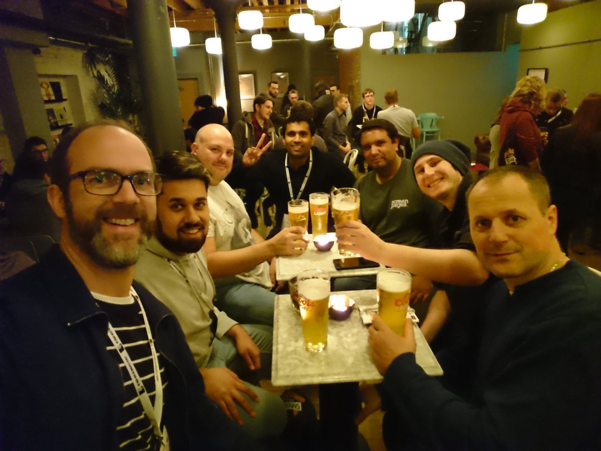 TadhgBowe's tweet photo. @MageTitans #MageTitansMCR
Wow. That was a serious day of great talks. One needs a drink to reflect!! Cheers! @CTIDigitalUK &amp; @magemojo 😁 https://t.co/HmrOG4PSwm