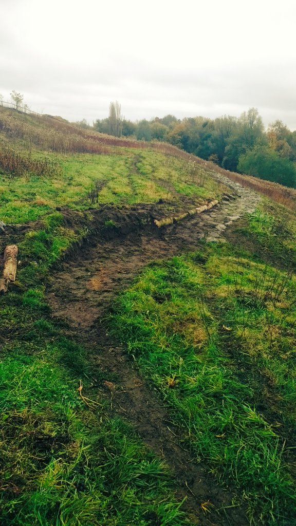 HarryGrevers's tweet photo. MTB parcours #Winterswijk weer even aangepakt met onderhoudsgroep @FTCWenters "rock-garden" ligt er weer strak bij,en blad verwijderd https://t.co/3tTMQ9m9TZ