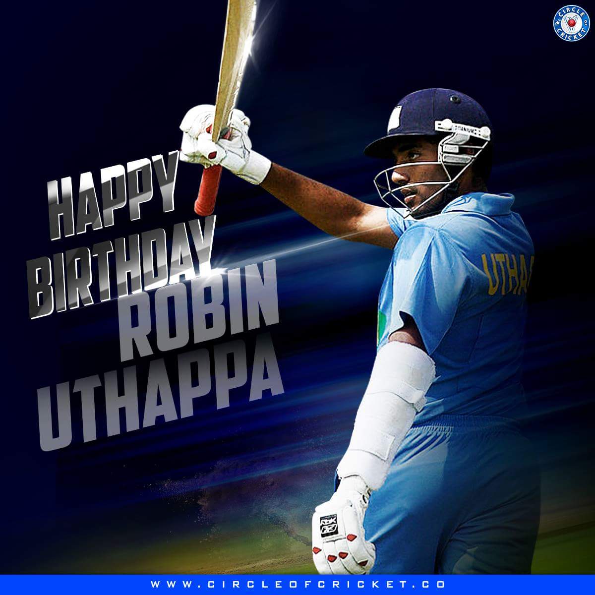 Happy birthday to Robin uthappa 