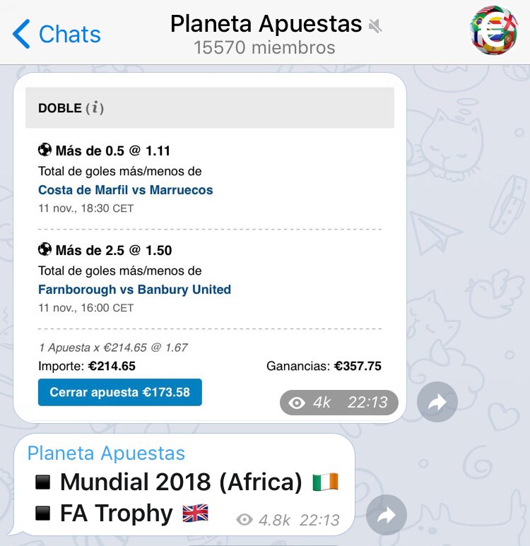 Multi_Apuesta's tweet image. ¡Y otro ✅ más en mi #GrupoPrivado!

▪️Compartido #GRATIS para todos
▪️Ya van ➕1.800€ en NOVIEMBRE
▪️Y ➕11.000€ en 5 meses

🗣 ¿A que esperáis para entrar?

🌐 multi-apuesta.com
