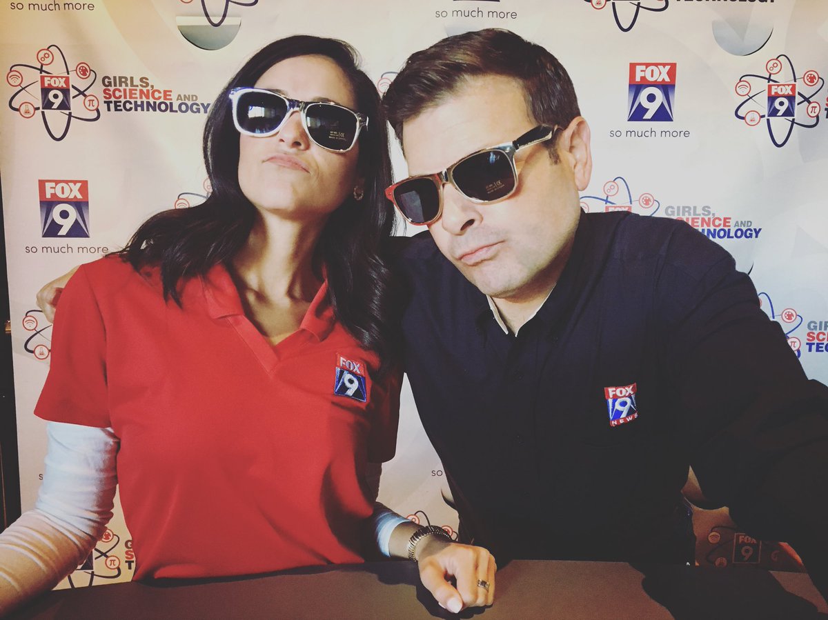 NaomiRuchim's tweet photo. Just a couple of Instagram models showing off our new @FOX9 shades. Keeping it cool for my first ever Girls, Science and Technology! #Fox9GST
@TomButlerFOX9 @sciencemuseummn #GirlsRock #STEM https://t.co/z00Caij5pW