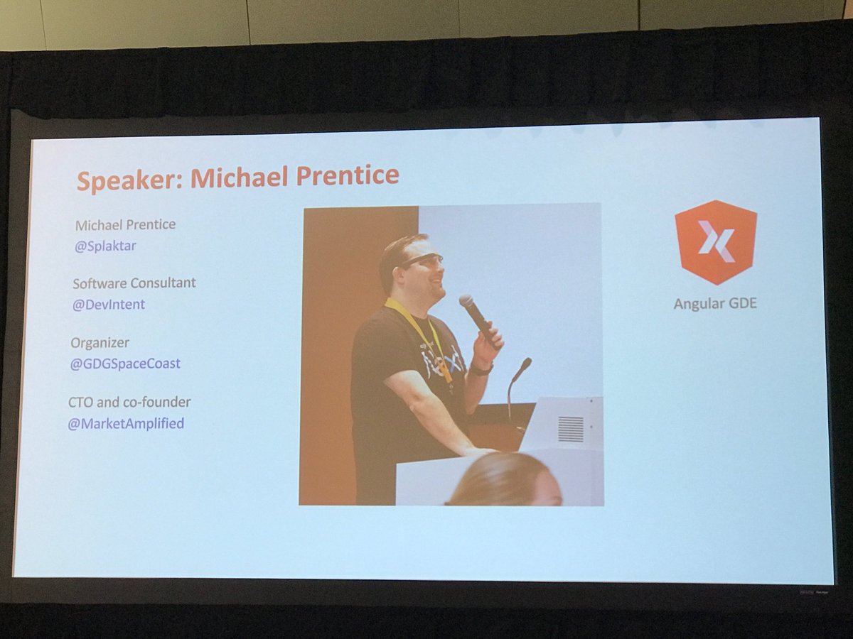 __jpatel's tweet image. Watching our CTO’s talk on Creating Enterprise UI’s. @MarketAmplified @Splaktar #DevFestFL #startup