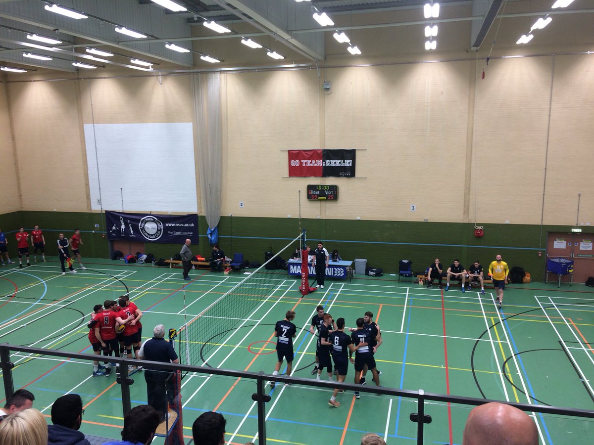 Tonight’s Pace family entertainment courtesy of <a href="/CastleVb/">Newcastle Staffs VC</a> full house &amp; cracking atmosphere