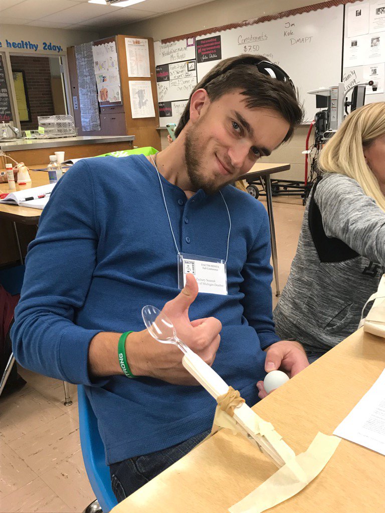 RMC4EDU's tweet photo. Building a catapult at the Metro Detroit math/ sic conference #dactm #mdsta https://t.co/OFuhSD3Cql