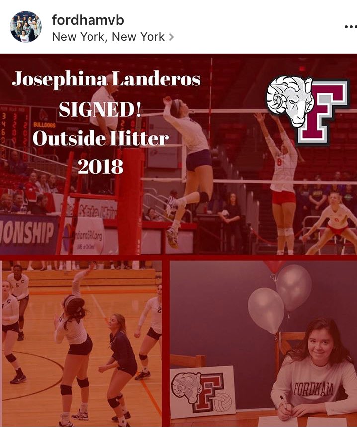 cml129's tweet photo. So excited for her and this great opportunity! Go Rams! #fordhamvb #ihsaavb https://t.co/BVjcMIeRJt