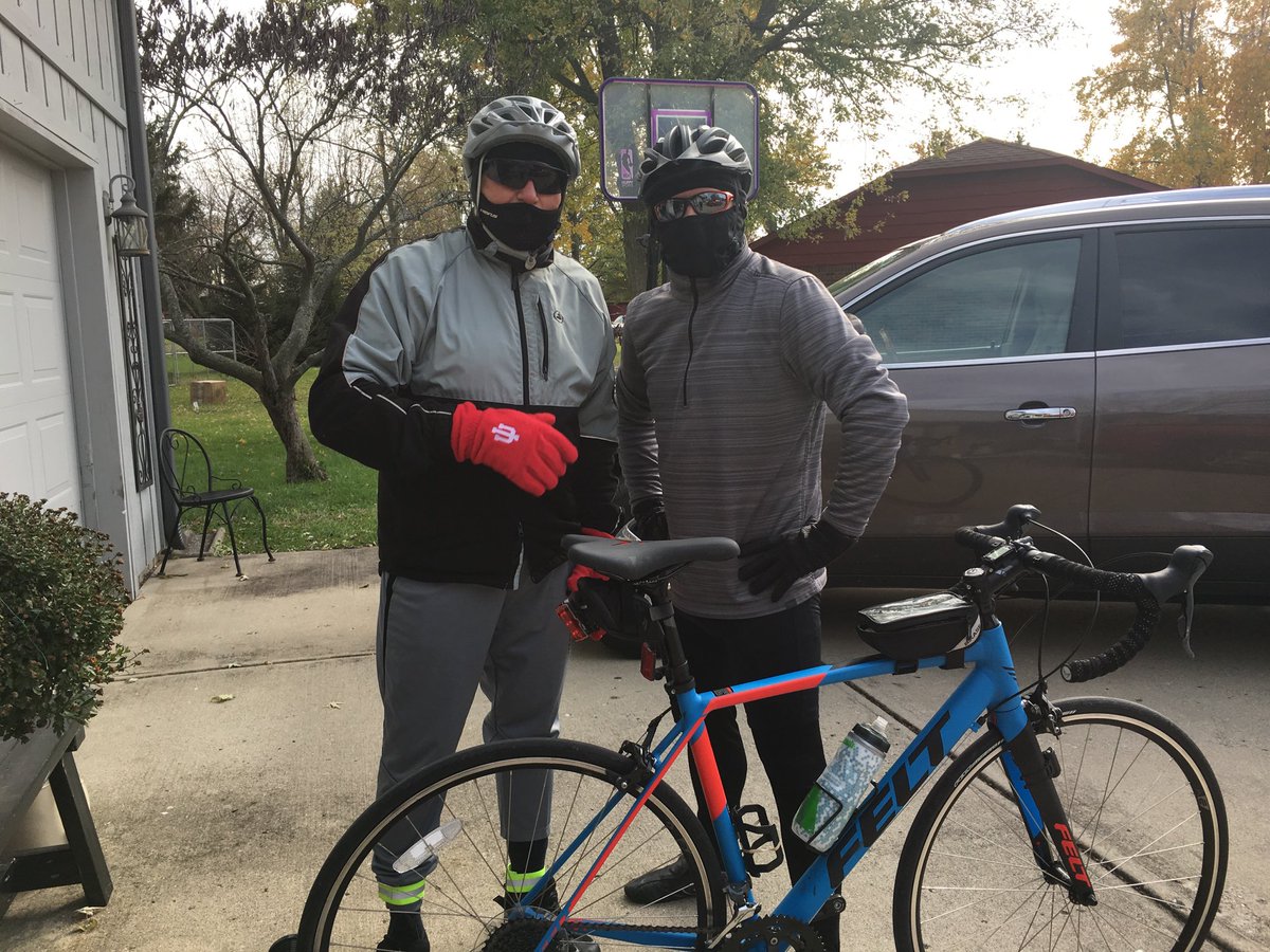 Completed 1,000 miles in 2017 today. Inspired by and thanks to Trilogy Wellness and T200 Bike Tour. Temp today was 31 <a href="/SilverOaksHC/">Silver Oaks HC</a>