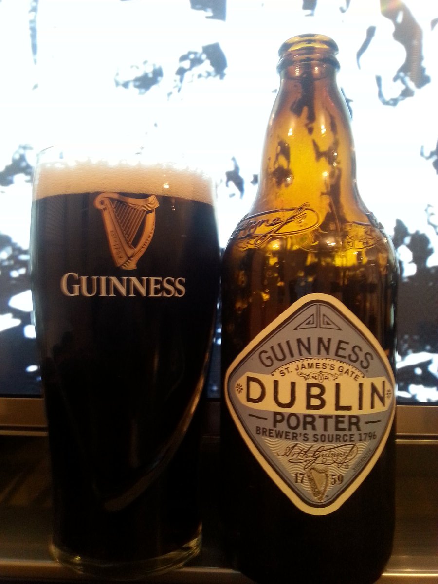 icrawford17's tweet photo. Lovely glass of #guinnessdublinporter 3.8% #guinness #dublinporter #irishbeer #dublin #stjamessgate #ireland 🍀 #beer #beerglasses #porter https://t.co/pf8PPEdi6j