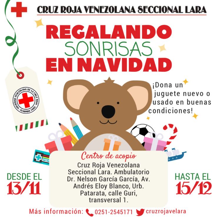 cruz roja juguetes usados