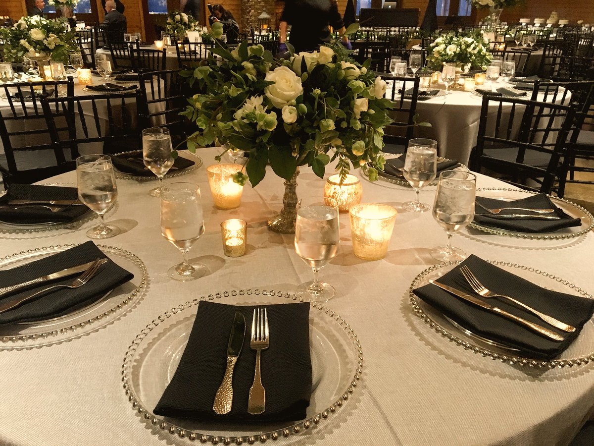 TuckersGapEvent's tweet photo. Some quick before pictures of the reception hall during the wedding tonight. Ready to get this party started! https://t.co/cCcTTDXxBP