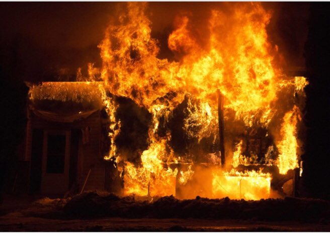 Thanks to our crews who worked 7-15 hours on last night's structure and came back out today for mop up. #volunteers #yourock #longweekend photo credit goes to Rick Koch bclocalnews.com/news/house-los…