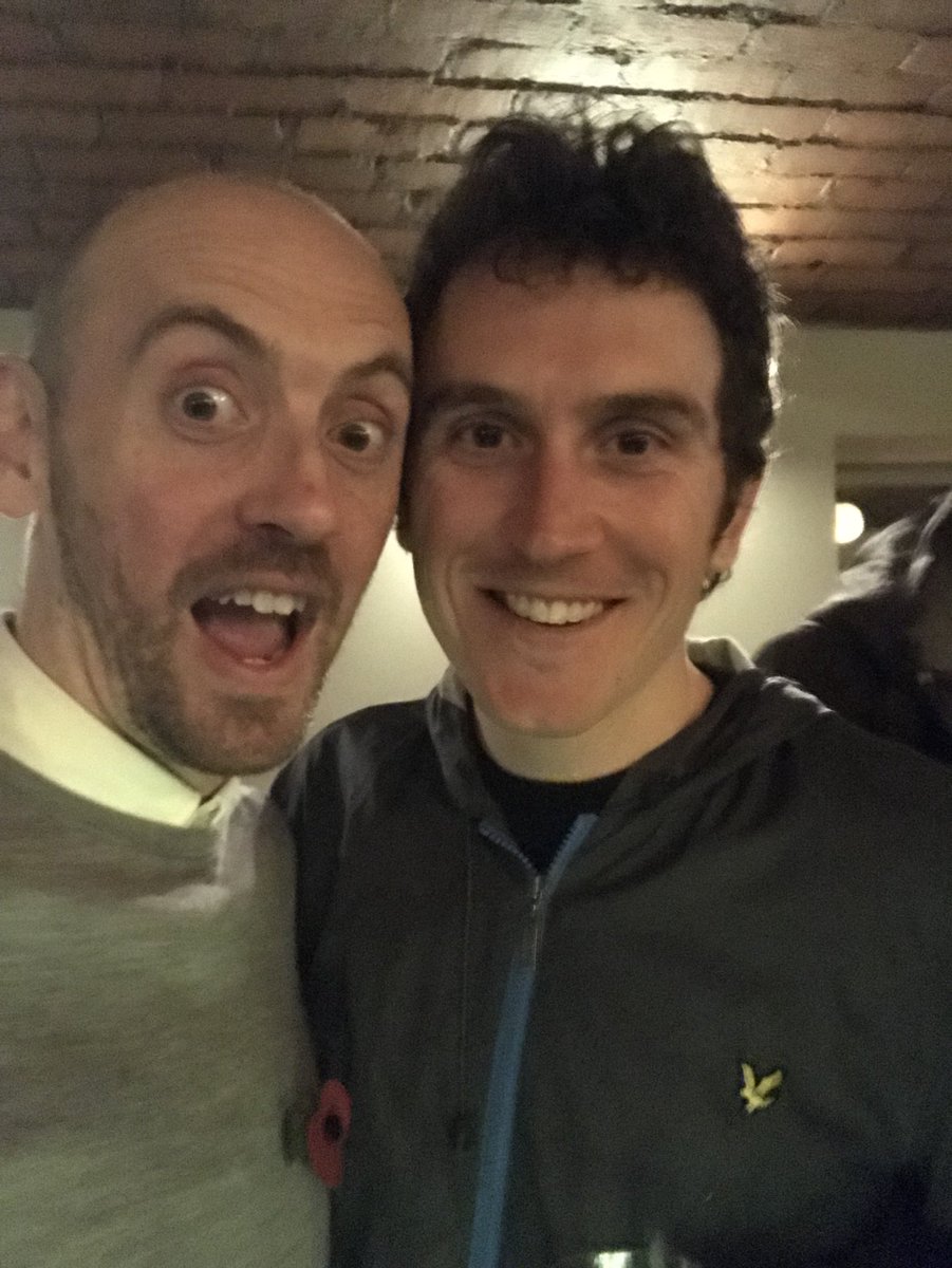 JamesCarnduff's tweet photo. When you tell a world class sportsman that you see him riding around and think he’s just a wannabe in Sky kit @GeraintThomas86 #slickjames https://t.co/6K6Blr5WPx